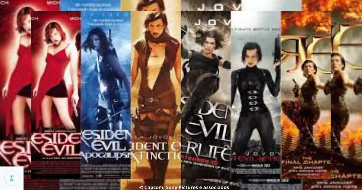 A série de filmes Resident Evil é uma das mais populares e bem-sucedidas adaptações de videogames para o cinema. Baseada na franquia de jogos de terror da Capcom, a série acompanha a luta da heroína Alice (Milla Jovovich) contra uma corporação maligna que criou um vírus que transforma as pessoas em zumbis.