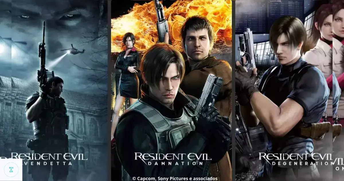 A franquia Resident Evil também possui animações em cg, canônicas e não canônicas, você sabe quais são todas elas?