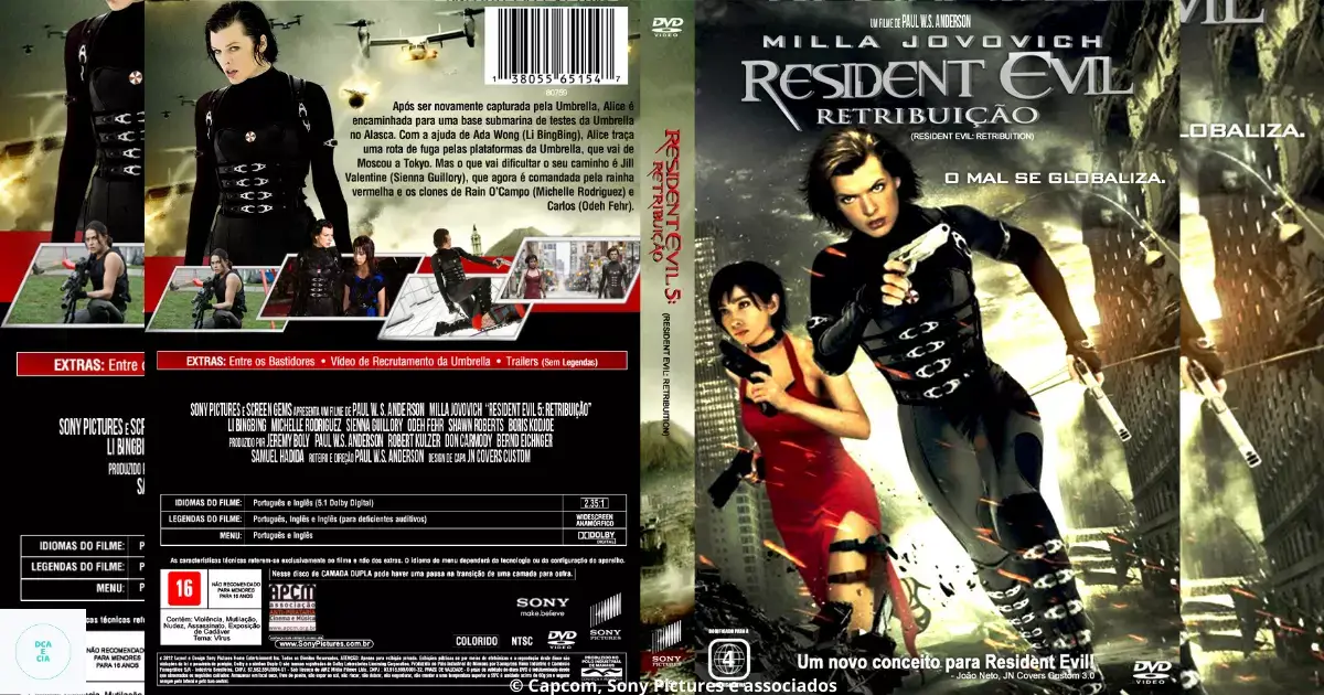 O quinto filme, Resident Evil 5: Retribuição, foi lançado em 2012 e revelou que Arcadia era na verdade um navio da Umbrella usado para testar clones de Alice e outros personagens em cenários simulados.