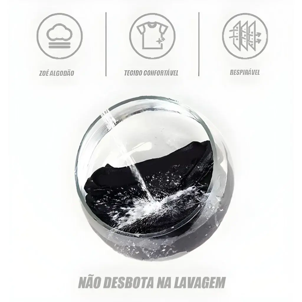 Demonstração da resistência da Camiseta Unissex "Claymore" mergulhada em água, comprovando a qualidade do tecido respirável que não desbota na lavagem, garantindo longa durabilidade para os fãs da guerreira Clare.
